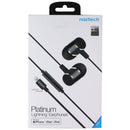Naztech Platinum In-Ear 8-Pin Wired Earphones with Built-in Mic - Black
