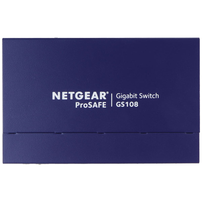 Netgear ProSafe 8-Port Gigabit Ethernet Unmanaged Switch (GS108) - Blue