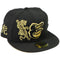 New Era 59FIFTY Baltimore Orioles MLB Fitted Hat - Size 7 1/4 - Tiger Black/Gold