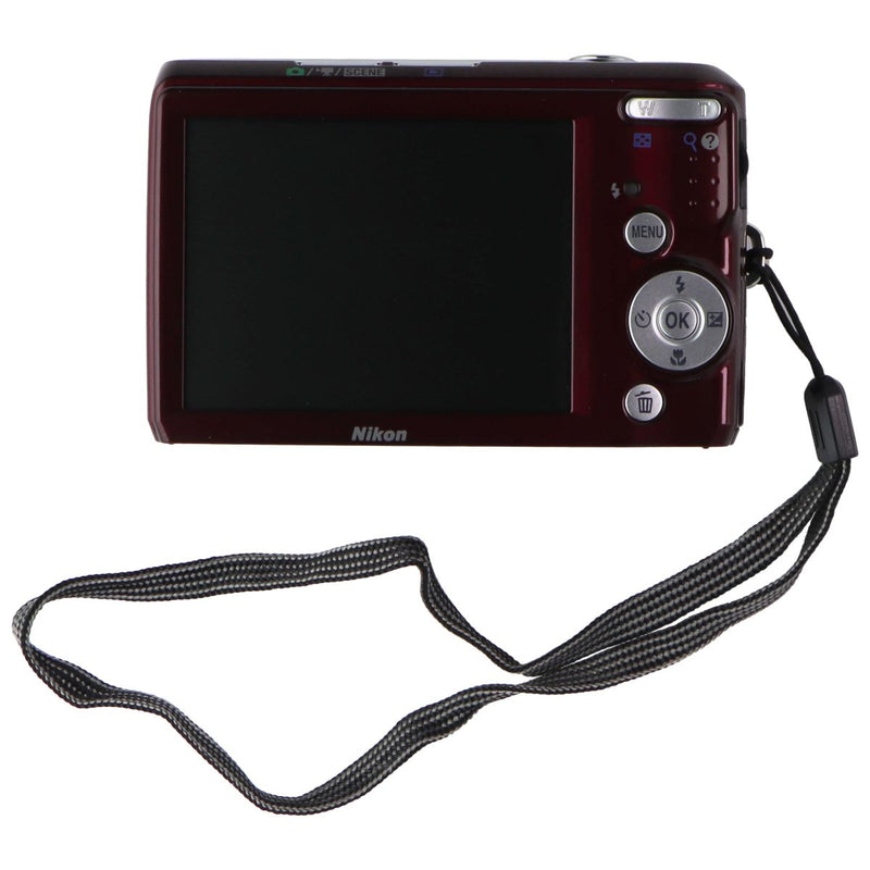 Nikon CoolPix L20 10MP Digital Camera w/ 3.6 Optical Zoom & 3-in LED - Deep Red
