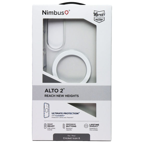Nimbus9 Alto 2 Case with Magnetic Ring for Cricket Icon 6 - Clear
