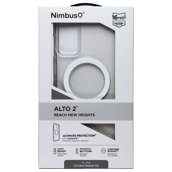 Nimbus9 Alto 2 Case with Magnetic Ring for Cricket Debut S3 - Clear