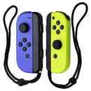Nintendo Joy-Con Controllers with Straps (Left & Right) - Neon Blue/Neon Yellow