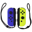 Nintendo Joy-Con Controllers with Straps (Left & Right) - Neon Blue/Neon Yellow