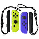 Nintendo Joy-Con Controllers with Straps (Left & Right) - Neon Blue/Neon Yellow