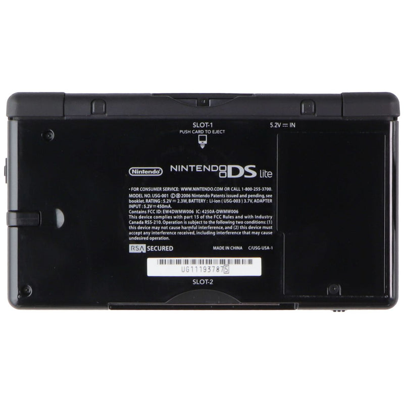 Nintendo DS Lite Console (USG-001)  Black / Black
