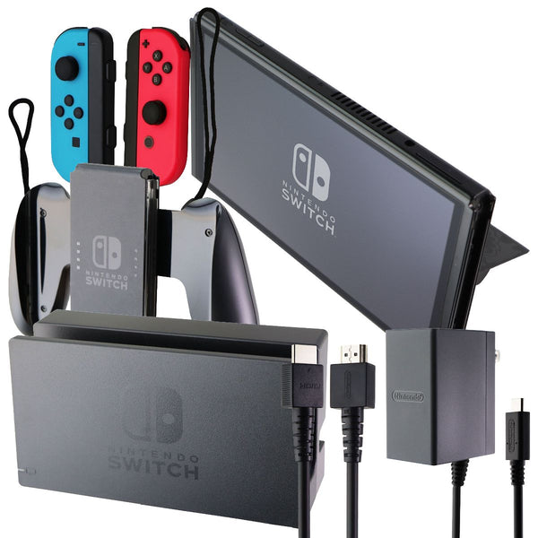 Nintendo Switch Console Bundle with Joy-Cons HAC-OO1(-O1) Splatoon Red/Blue