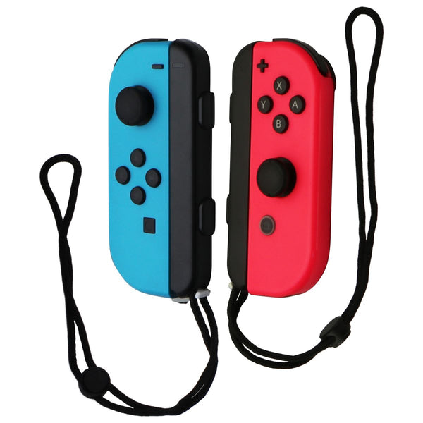 Nintendo Joy-Con Controllers with Straps - Left Neon Blue/Right Red (HAC-015/16)