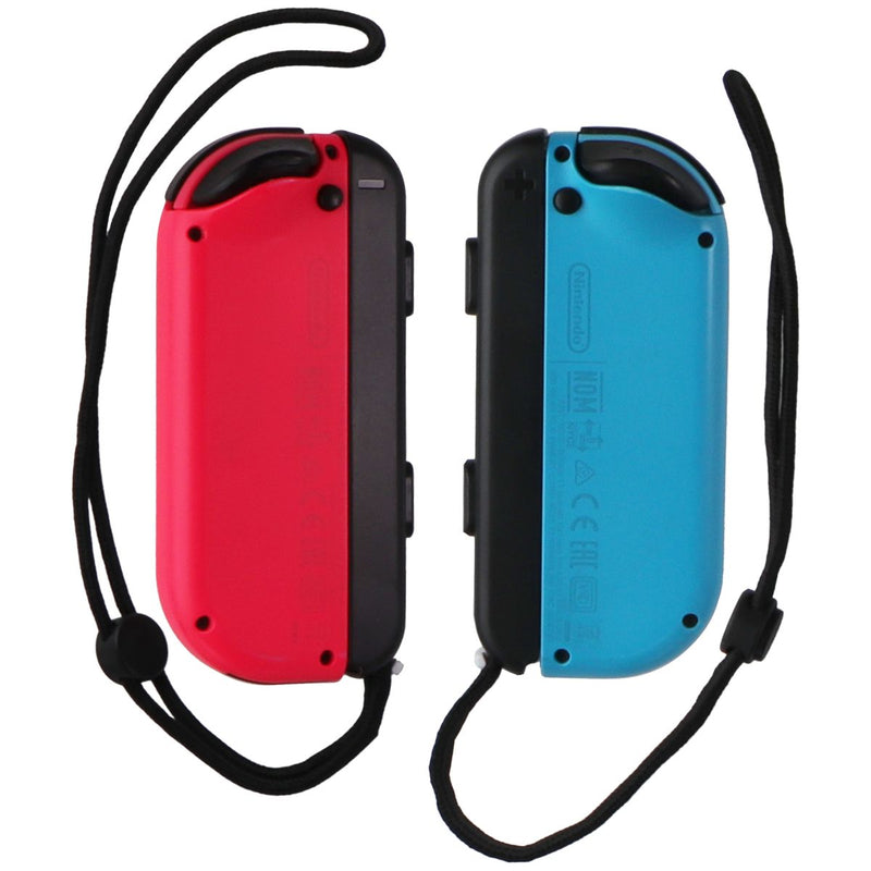 Nintendo Joy-Con Controllers with Straps - Left Neon Blue/Right Red (HAC-015/16)