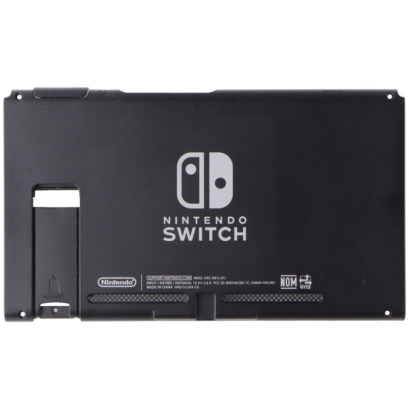 Replacement Back Plate (Black) for Nintendo Switch HAC-001(-01)