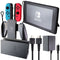 Nintendo Switch Console Bundle w/ Joy-Cons HAC-OO1(-O1) Animal Crossing Red/Blue