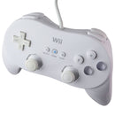 Nintendo Official Wii Classic Controller Pro - White RVL-005(-02)