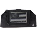 Nite Ize Horizontal Clip Case Universal Holster (XXL) - Black/USA Patch