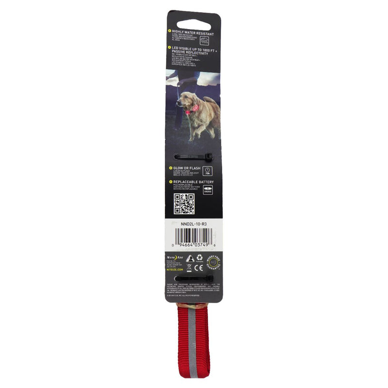 Nite Ize NiteDawg LED Dog Collar - Size: 18-27-inch - Red