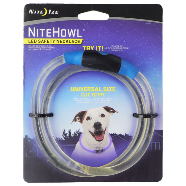 Nite-Ize NiteHowl LED Safety Necklace for Dogs - Clear/Blue