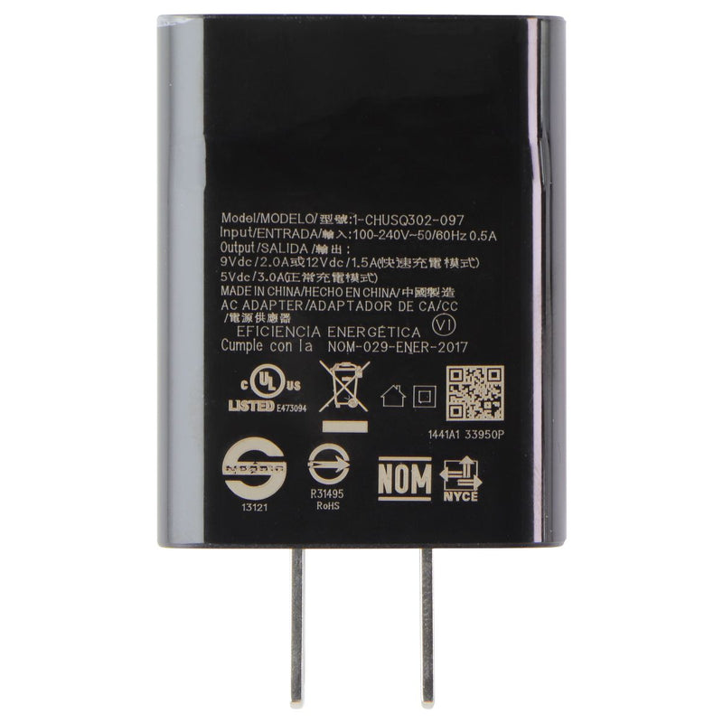 Nokia USB-A 9V/2A Wall Charger (1-CHUSQ302-097) - Black