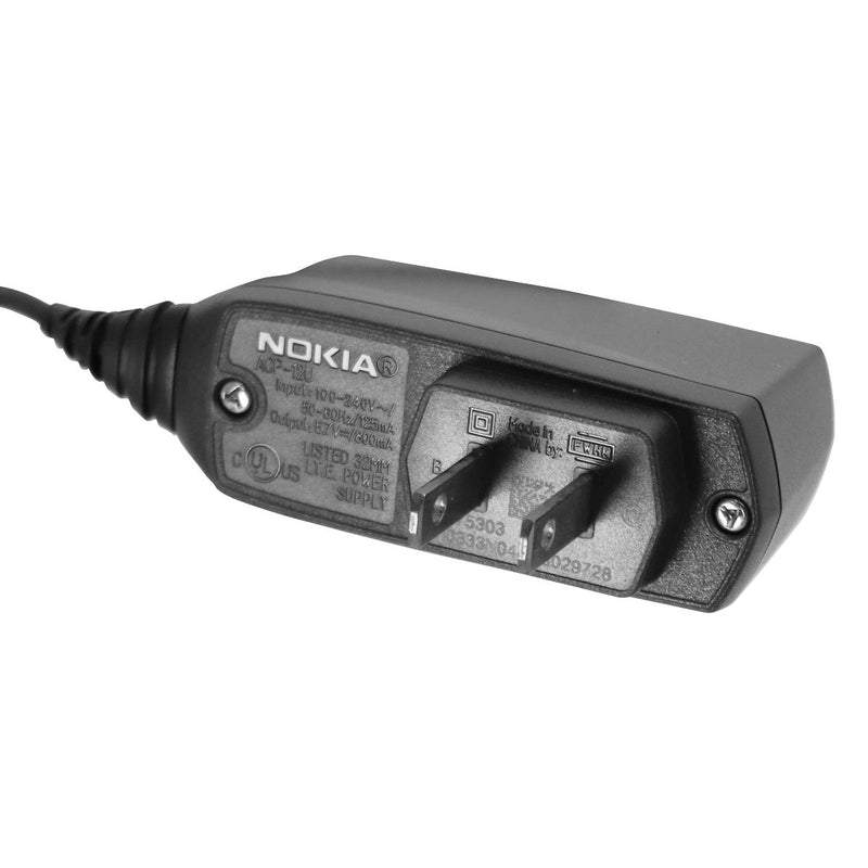 Nokia 5.7V Wall Charger (ACP-12U) for Select Nokia Cell Phones - Black
