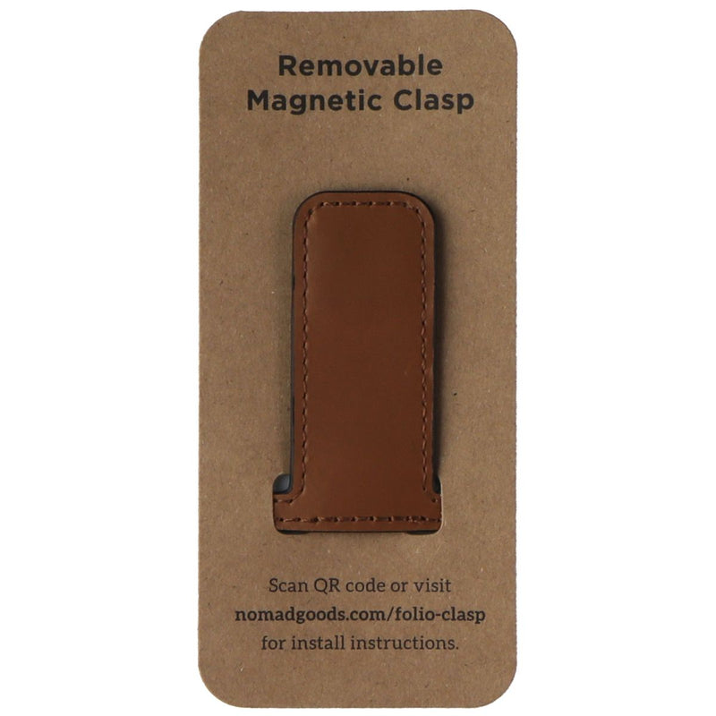 Nomad Modern Leather Folio Case for MagSafe for iPhone 15 Pro - English Tan