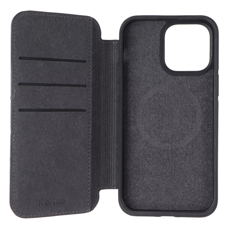 Nomad Modern Leather Folio for MagSafe for Apple iPhone 15 Pro Max - Brown