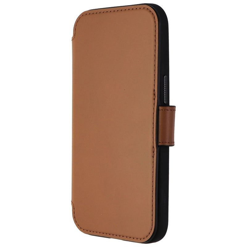 Nomad Modern Leather Folio Case for MagSafe for iPhone 15 - English Tan