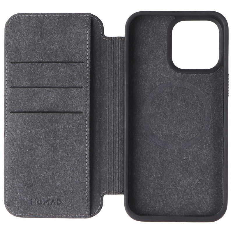 Nomad Modern Leather Folio Case for MagSafe for iPhone 15 Pro Max - English Tan