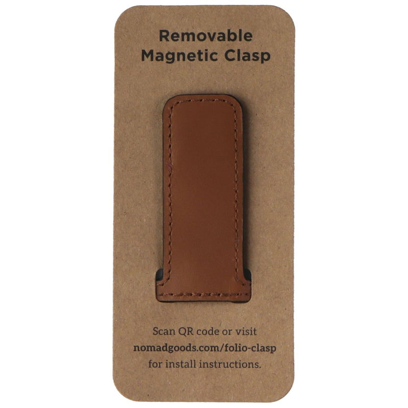 Nomad Modern Leather Folio Case for MagSafe for iPhone 15 Pro Max - English Tan