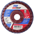 Norton Redheat (5-in) Diameter 60 Grit Flap Wheel - Type 27 (7/8-in Center Hole)