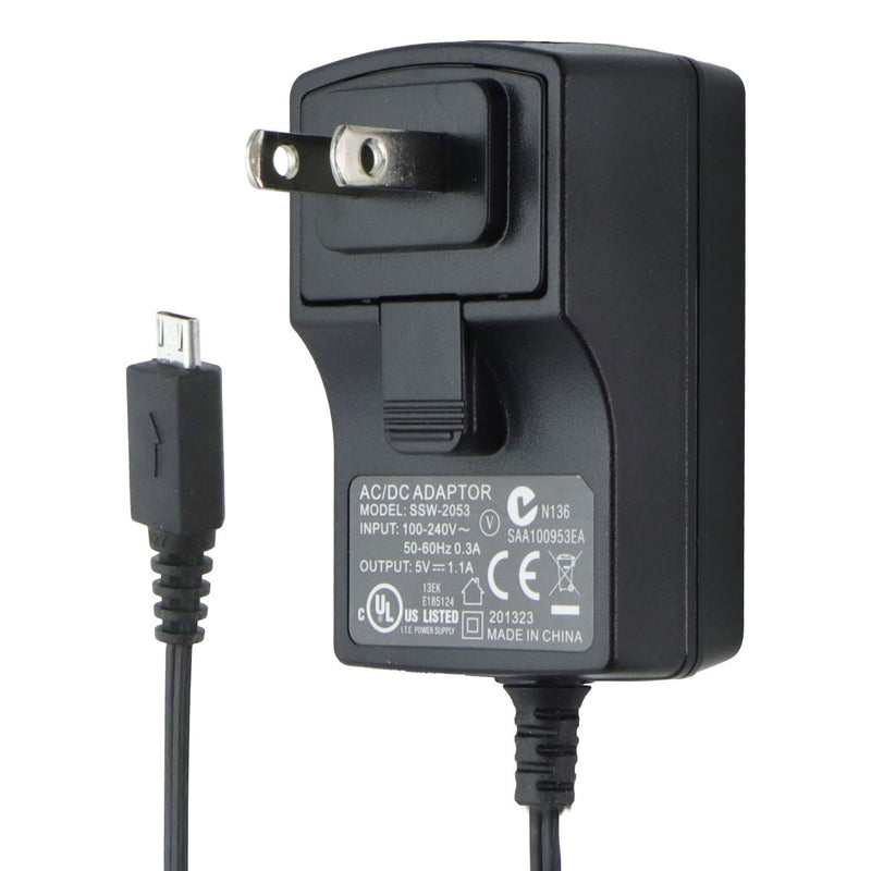 Unbranded (SSW - 2053) 5V 1.1A Wall  Charger for Micro USB Devices - Black