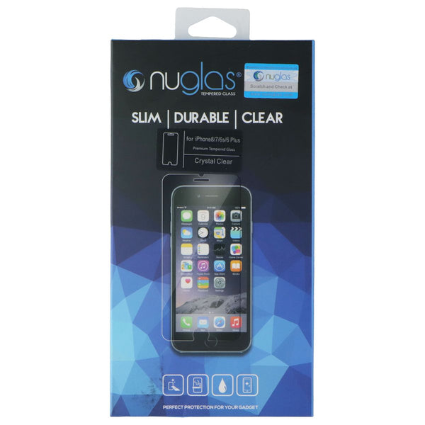 Nuglas Crystal Clear Tempered Glass for Apple iPhone 8 Plus / 7 Plus - Clear