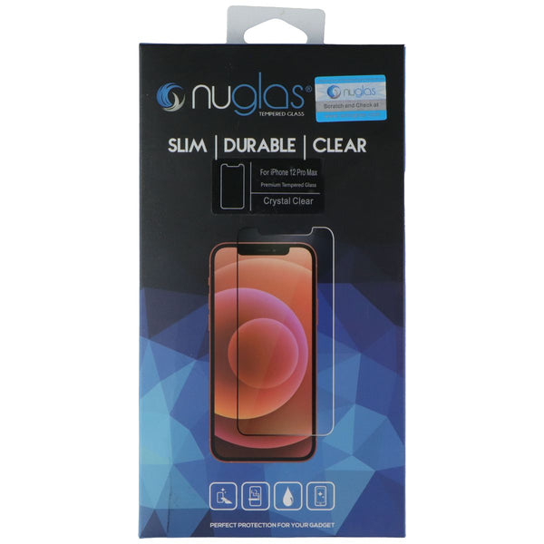 Nuglas Crystal Clear Tempered Glass for Apple iPhone 12 Pro Max - Clear