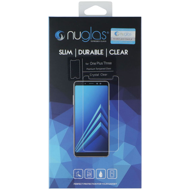 Nuglas Tempered Glass Screen Protector for OnePlus 3 (2016 Model) - Clear