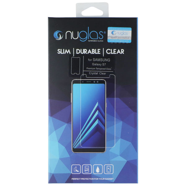 Nuglas Crystal Clear Tempered Glass Screen Protector for Galaxy S7 - Clear