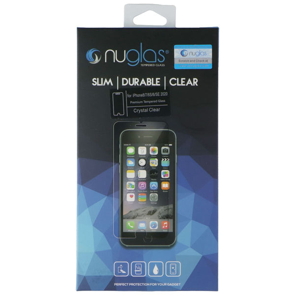 Nuglas Crystal Clear Tempered Glass for Apple iPhone 8/7/6S/6/SE 2020 - Clear