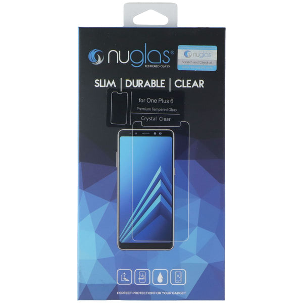 Nuglas Crystal Clear Premium Tempered Glass for OnePlus 6 - Clear