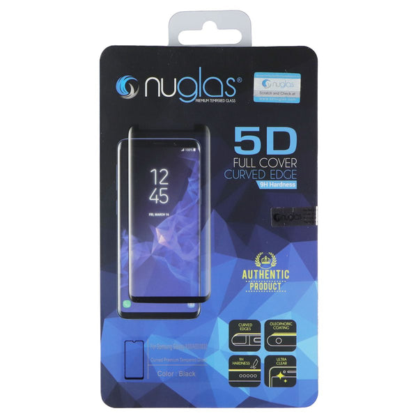 NuGlas 5D Full Cover Curved Edge Tempered Glass for Galaxy A30/A50/M30 - Black