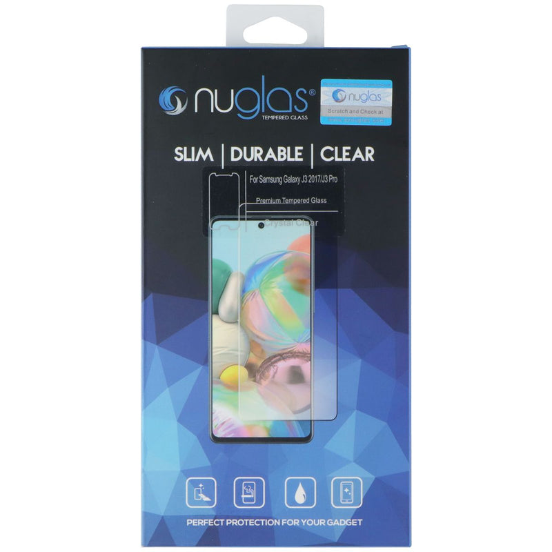 Nuglas Crystal Clear Tempered Glass for Samsung Galaxy J3 2017 / J3 Pro - Clear