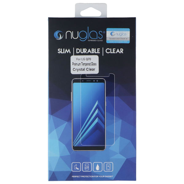 Nuglas Crystal Clear Premium Tempered Glass for Google LG Q70 - Clear