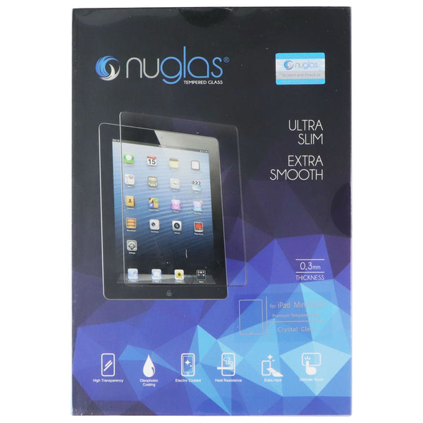 Nuglas Crystal Clear Tempered Glass for Apple iPad Mini 1/2/3 - Clear