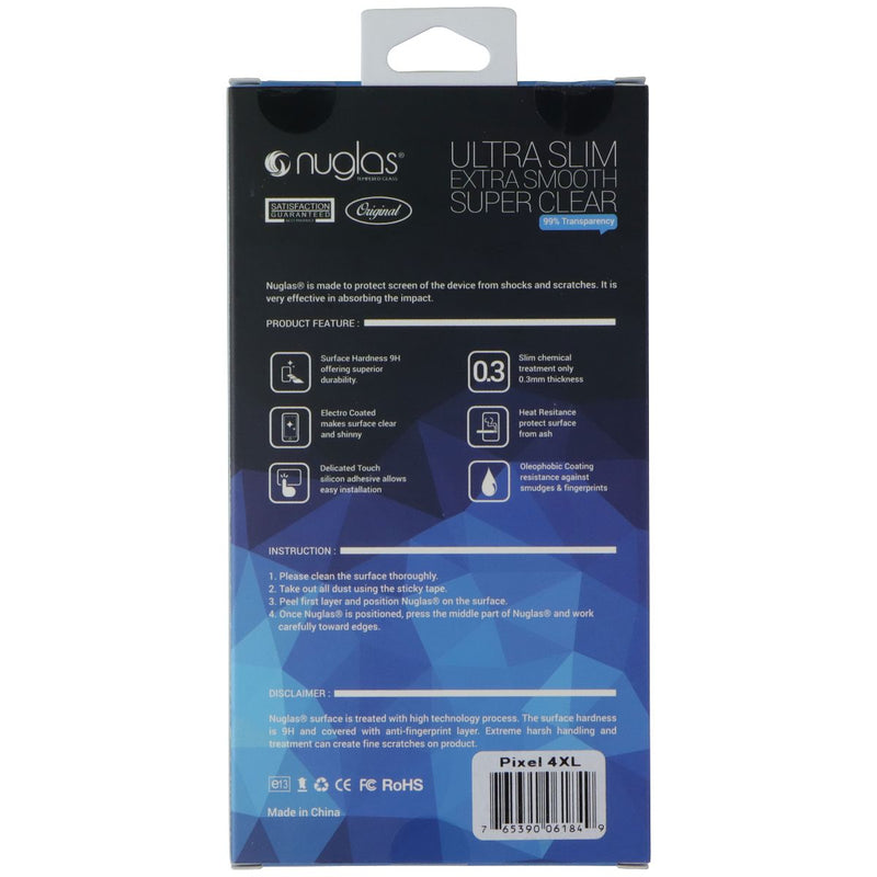 Nuglas Tempered Glass Screen Protector for Google Pixel 4 XL - Clear