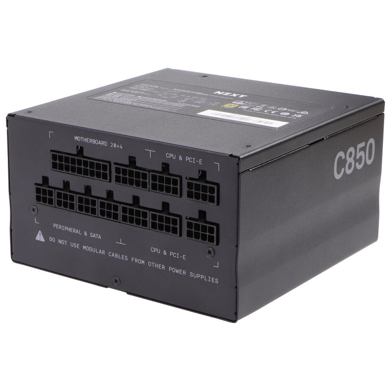 NZXT C850 Gold Modular ATX PSU (2022) Gaming Power Supply - Black