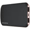 Ghostek Life NRGpak (5,000mAh) Portable Dual USB Power Bank - Black/Rose