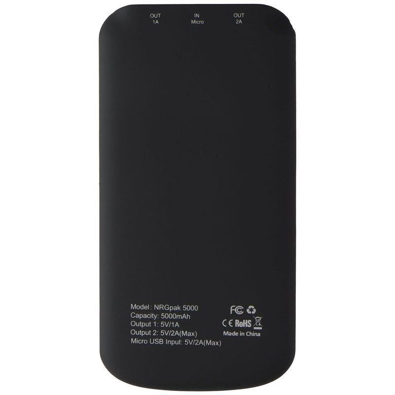 Ghostek Life NRGpak (5,000mAh) Portable Dual USB Power Bank - Black/Rose