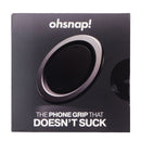ohsnap! Snap Grip 5 Magnetic Phone Grip and Stand for MagSafe - Boring Black