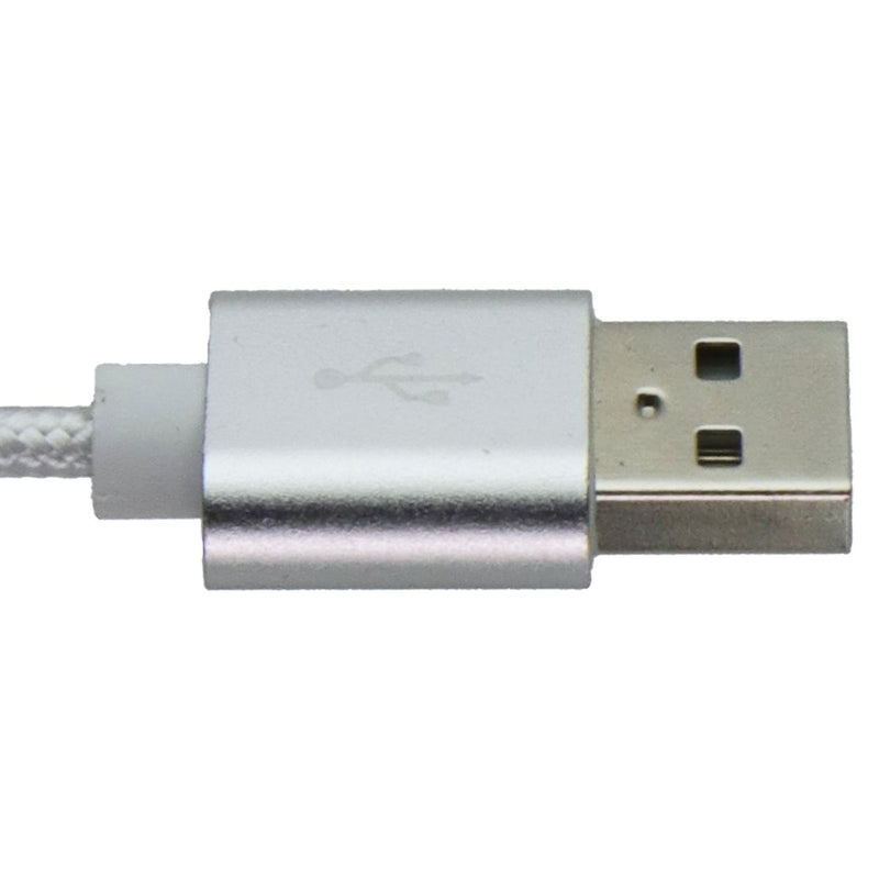 Ondigo 3FT USB-A to USB-C Fast Charge + Data Braided Cable - White