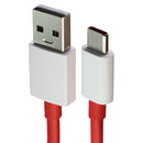 OnePlus (3.3-Foot) 1m USB to USB-C Charge and Sync Warp Cable - Red/White (D287)