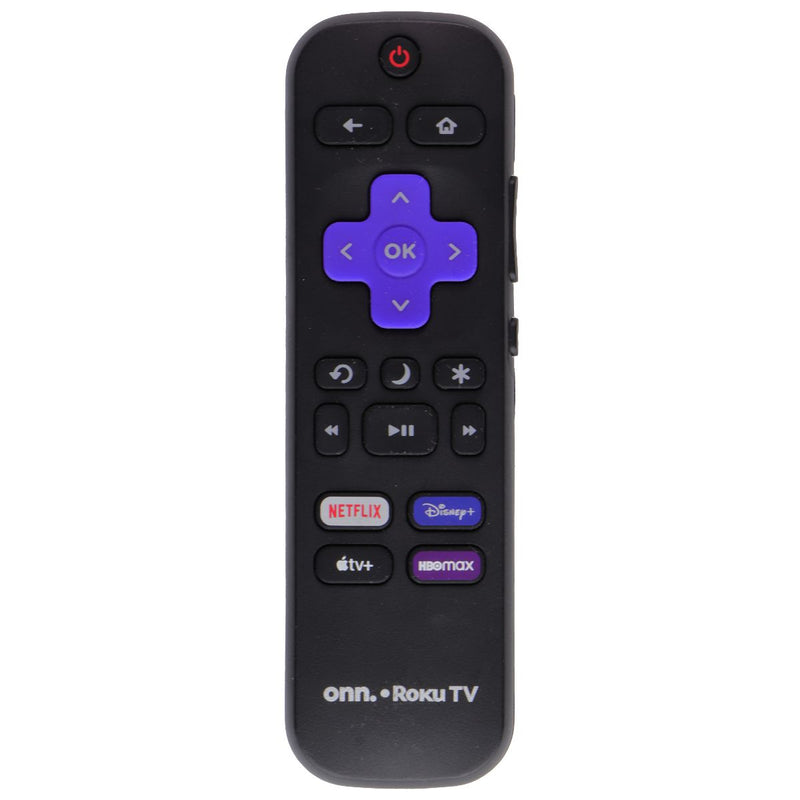 Onn Remote Control (RC-ALIR) with Netflix/Disney+/TV+/HBOmax Hotkeys - Black