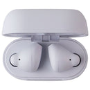Onn Bluetooth Wireless Earphones w/Noise-Canceling Mic and Charging Case - White