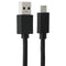 Orbic (2.5-ft) USB 3.0 to USB-C Charge and Sync Cable - Black (R500L5CBL)