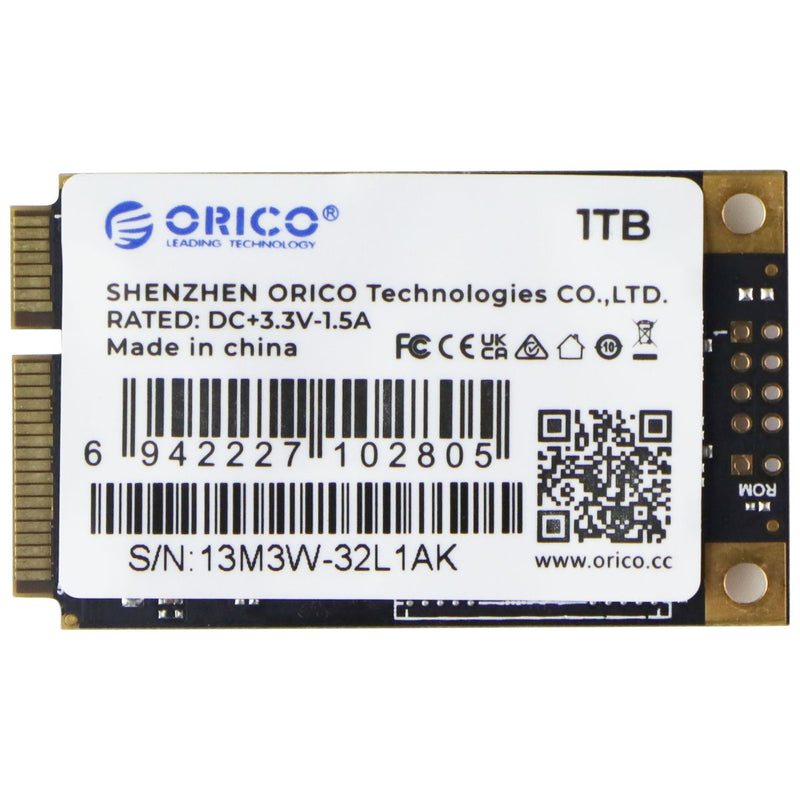 Orico ZH10 Mini-SATA 1TB SSD (ORICO-ZH10-1TB-BK-BP)