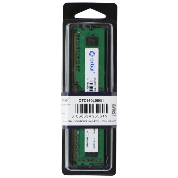 Ortial 8GB DDR3L 1600 (PC3L-12800U) Desktop Memory - (OTC160L08G1)